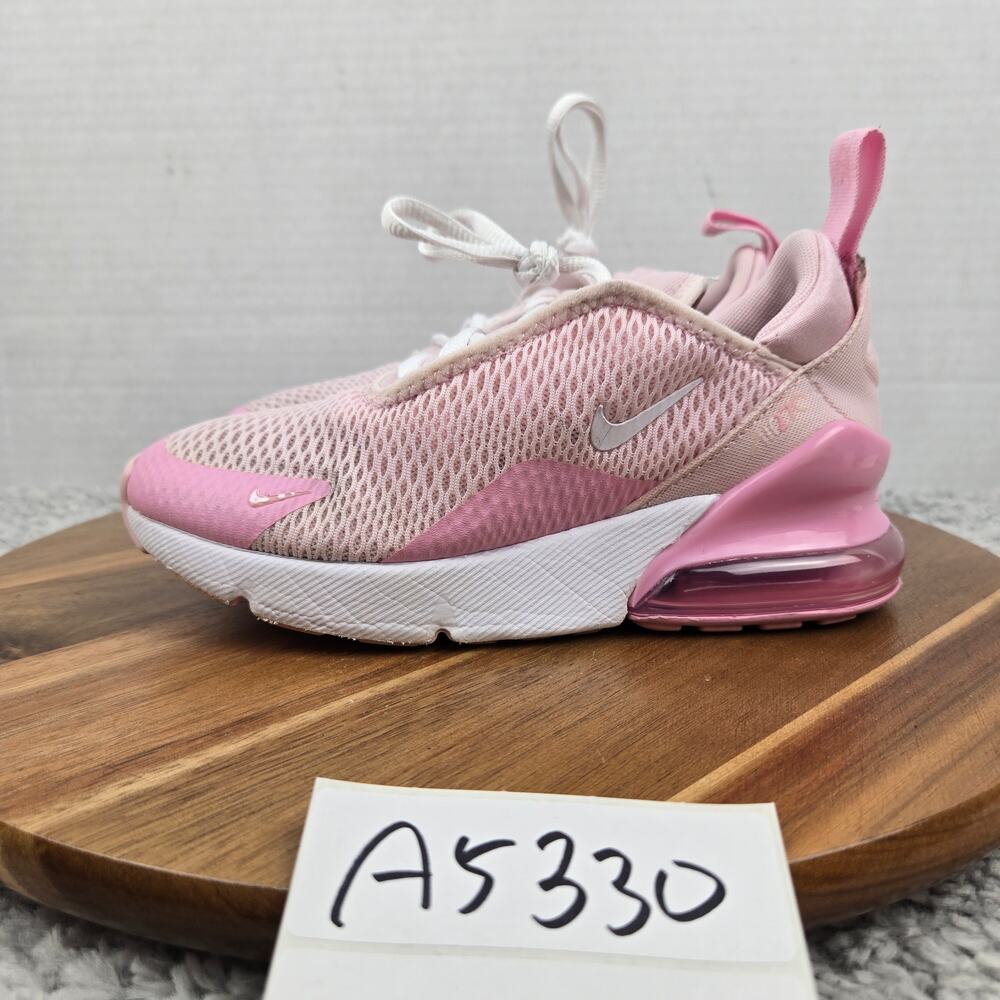 Nike Kids 1y Air Max 270 PS Pink Foam Casual Daily Athletic Sneaker CV9647-600